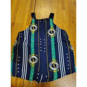 Vtg Peter's Partner 'A Good Lad' shortall sailor Cruise boys 18 months coveralls